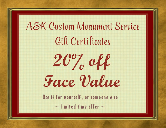 A & K Custom Monument Service