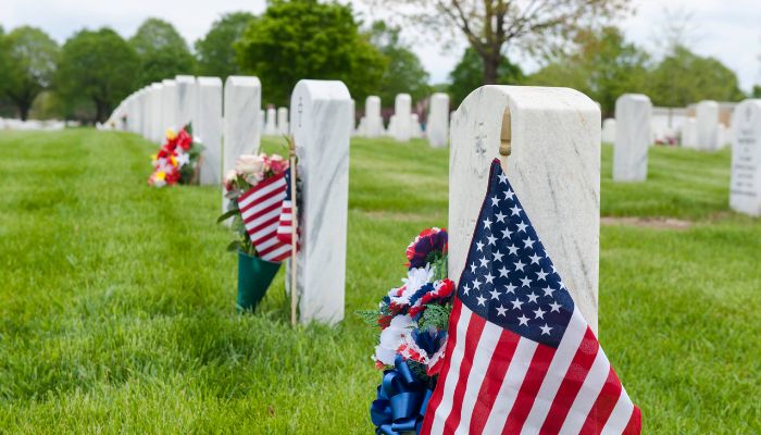 upright headstone