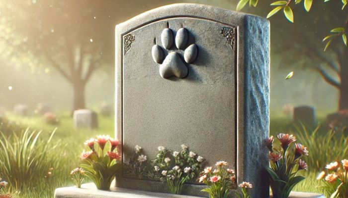 dog headstone